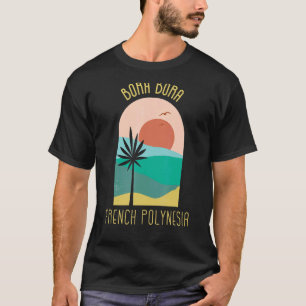 Bora Bora Beach Boho Vintage Vacation Souvenir T-Shirt