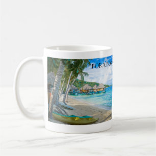 Bora Bora Beach Bungalows Ocean Coffee Mug