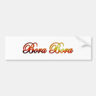 Bora Bora Bumper Sticker