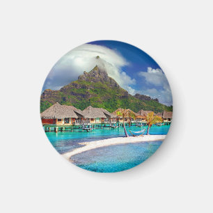 Bora Bora Caribbean Island Magnet