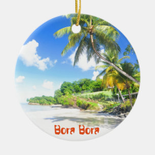 Bora Bora Ceramic Tree Decoration