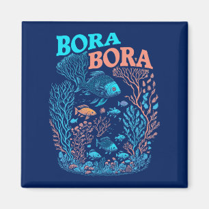 Bora Bora Coral Reef Magnet