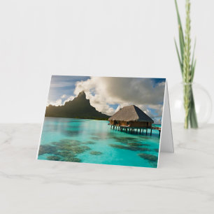 Bora Bora Foil Greeting Card
