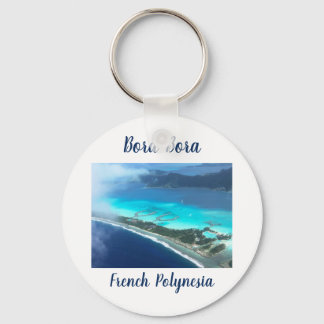 Bora Bora, French Polynesia  From The Air Key Ring