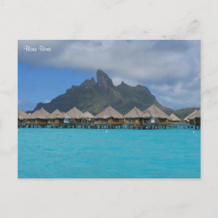 Bora Bora French Polynesia Holiday Postcard