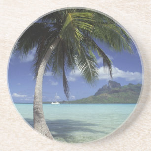 Bora Bora, French Polynesia Mt. Otemanu seen Coaster