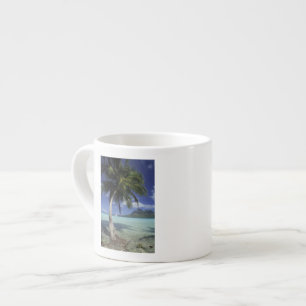 Bora Bora, French Polynesia Mt. Otemanu seen Espresso Cup