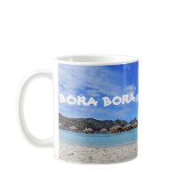 Bora Bora French Polynesia Overwater Bungalows Mug