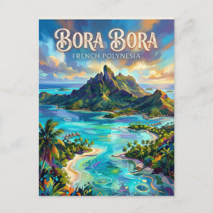 Bora Bora French Polynesia Postcard