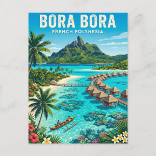 Bora Bora French Polynesia Postcard