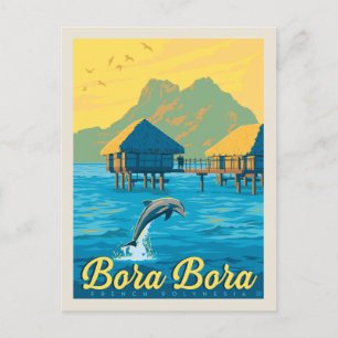 Bora Bora, French Polynesia Postcard