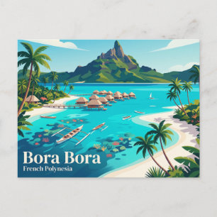 Bora Bora French Polynesia Postcard
