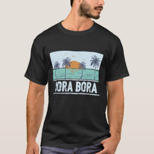 Bora Bora French Polynesia Tropical Sunset T-Shirt