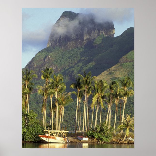 Bora Bora, French Polynesia Waterfront scene and Poster (Front)