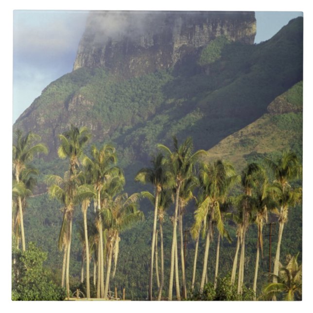 Bora Bora, French Polynesia Waterfront scene and Tile (Front)