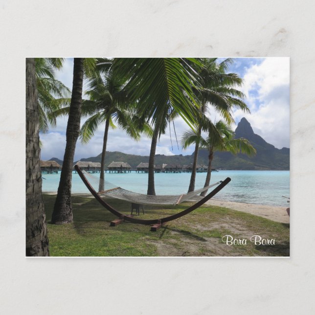 Bora Bora Hammock Postcard (Front)