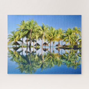 Bora Bora Infinity Pool Jigsaw Puzzle