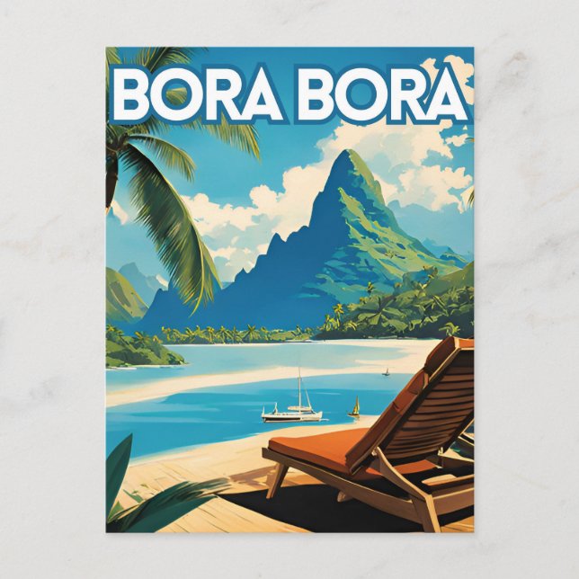 Bora Bora Island Postcard (Front)