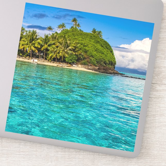 Bora Bora lagoon (Detail)