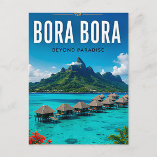 🏝️ Bora Bora Lagoon Escape Tropical Postcard