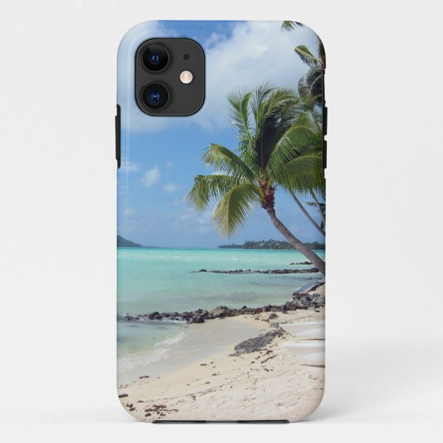Bora Bora Lagoon iPhone Case (Back)