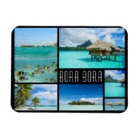 Bora Bora landscapes collage travel photo