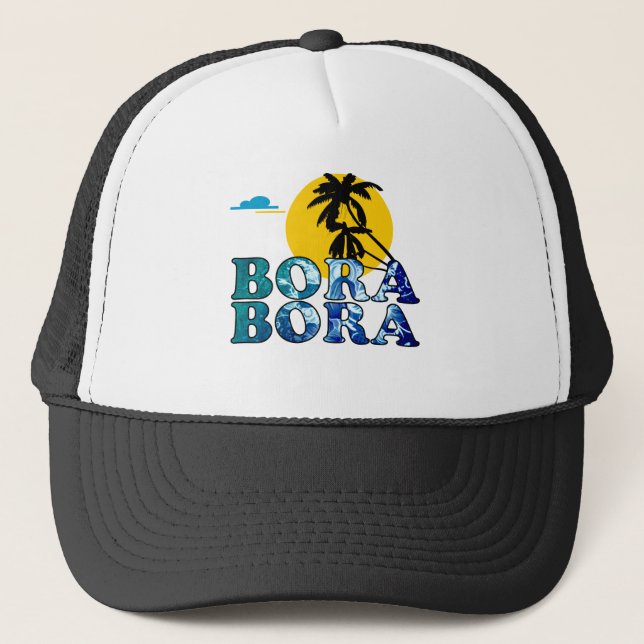 Bora Bora Noon.png Trucker Hat (Front)