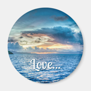 Bora Bora Ocean View Photograph  Magnet