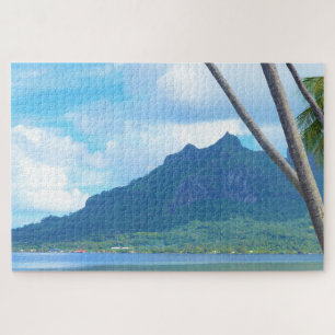 Bora Bora Paradise, Overwater Bungalow Dreams Jigsaw Puzzle
