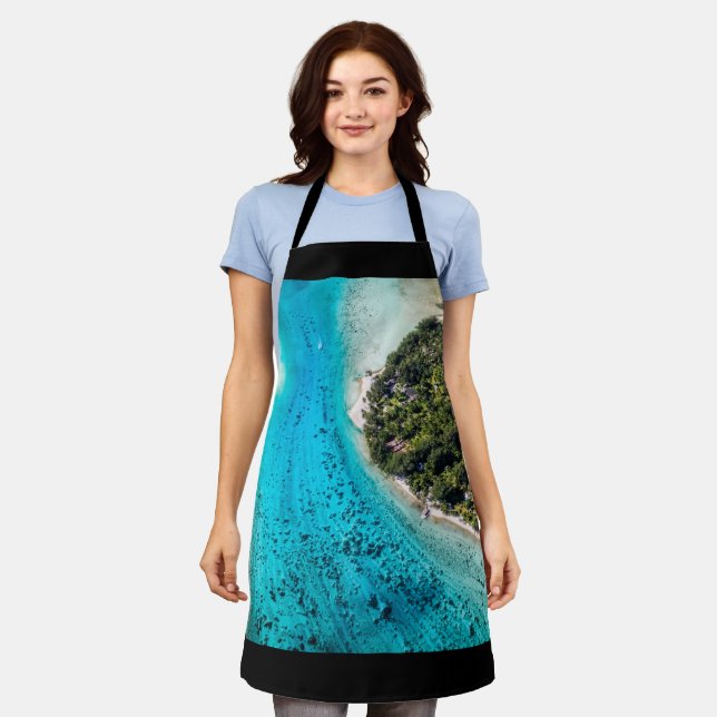 Bora Bora - Pathway To The Ocean Apron (Worn)