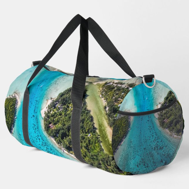 Bora Bora - Pathway To The Ocean Duffle Bag (Right Corner)