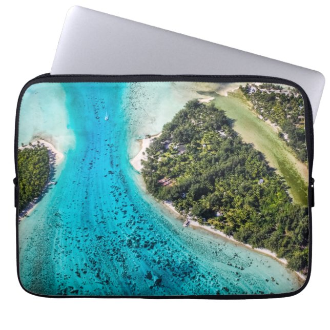 Bora Bora - Pathway To The Ocean Laptop Sleeve (Front)