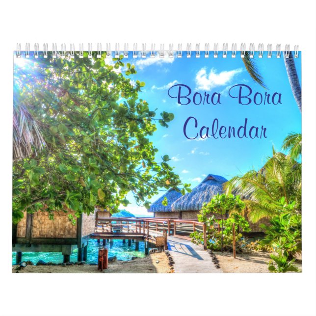 Bora Bora Photo Wall Calendars (Cover)