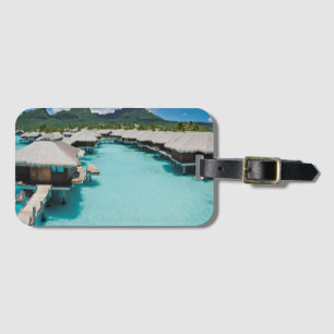 Bora Bora Postcard (Bora Bora 4) Luggage Tag