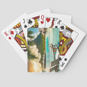 Bora Bora Postcard (Bora Bora d) Playing Cards