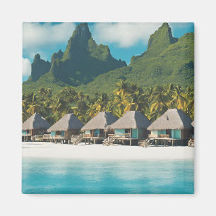 Bora Bora Postcard (Bora Bora e) Magnet