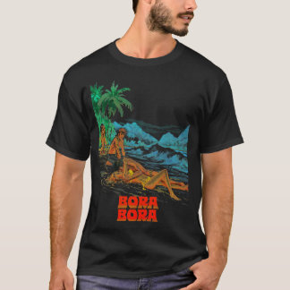 BORA BORA Retro Cult Classic Fan Art T-Shirt