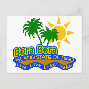 Bora Bora State of Mind postcard