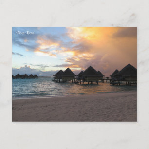 Bora Bora sunrise Postcard