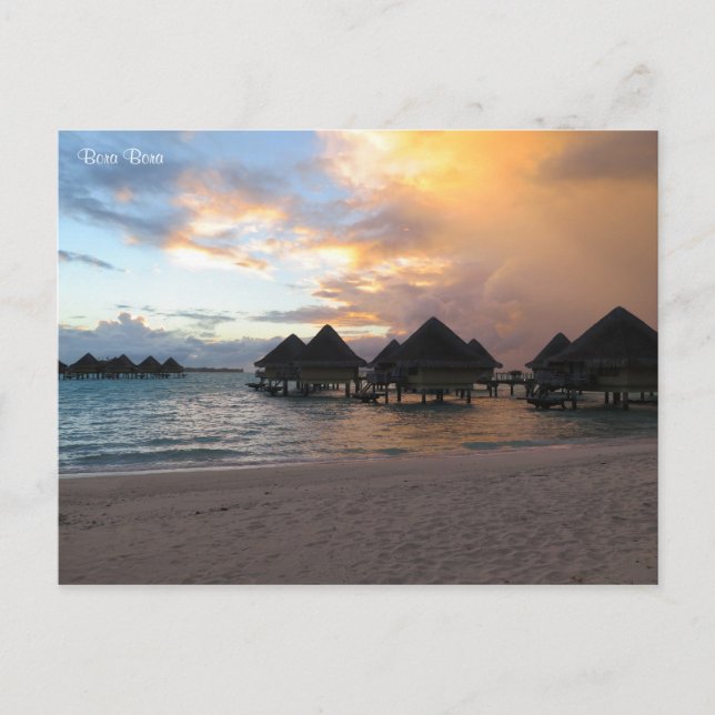 Bora Bora sunrise Postcard