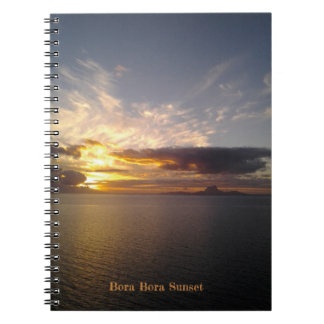 Bora Bora Sunset Notebook