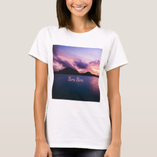 Bora Bora Suset Island Beach T-Shirt