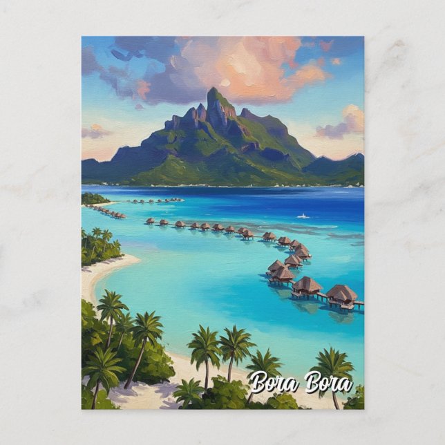Bora Bora Travel Postcard (Front)