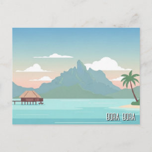 Bora Bora Travel Postcard