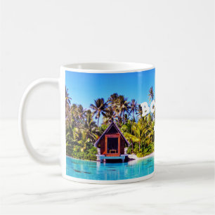 Bora Bora Wedding Chapel Drinkware Coffee Mug