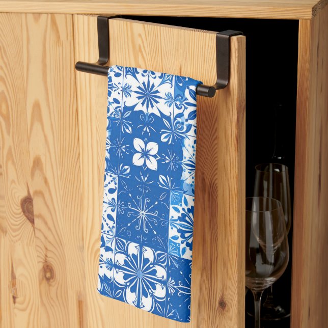 Boracay Blue Kitchen Towels (Thirds Fold)