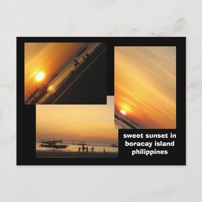 boracay island postcard (Front)