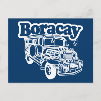 Boracay Jeepney Postcard