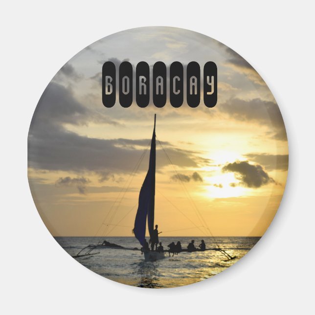 Boracay of Philippines Magnet (Front)