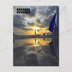 Boracay of Philippines Postcard